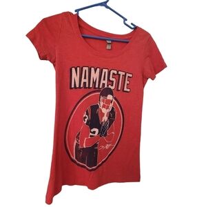 Texans T-shirt Foster Namaste - Red Women's Small